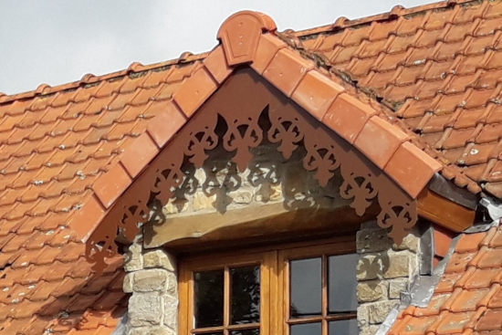 Ornement de toit et décoration extérieure en alu