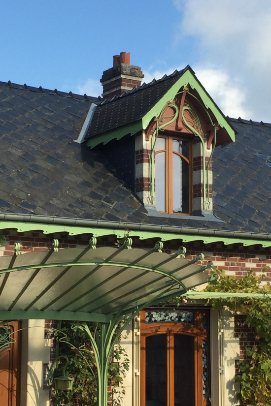 ARt déco - Ornement de toit et décoration extérieure en Zinc naturel